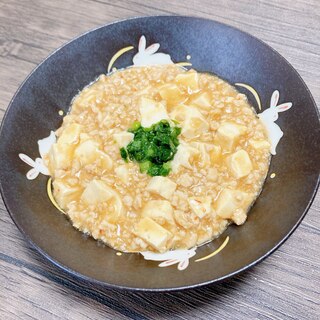 油不使用！鶏むね挽肉の麻婆豆腐